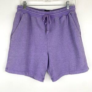 GAP Heavyweight French Terry Sweat Shorts, Sz S, Lavender